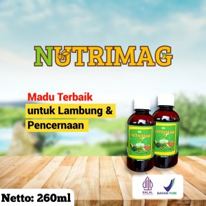 Paket 2 Botol Madu Hijau Nutripati Nutrimaag Atasi masalah lambung gerd maag